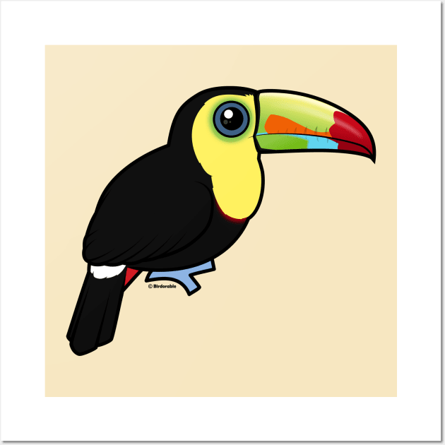 Birdorable Keel-billed Toucan Wall Art by birdorable